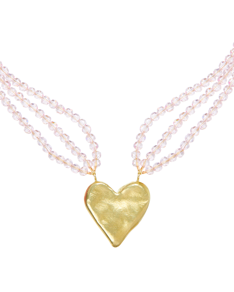 Heart Dancing Pendant Necklace - Daffany Jewelry