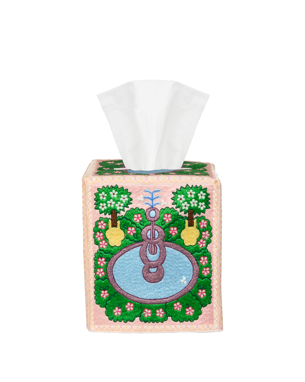 SAMPLE SALE Enchanted Garden Tissue Box