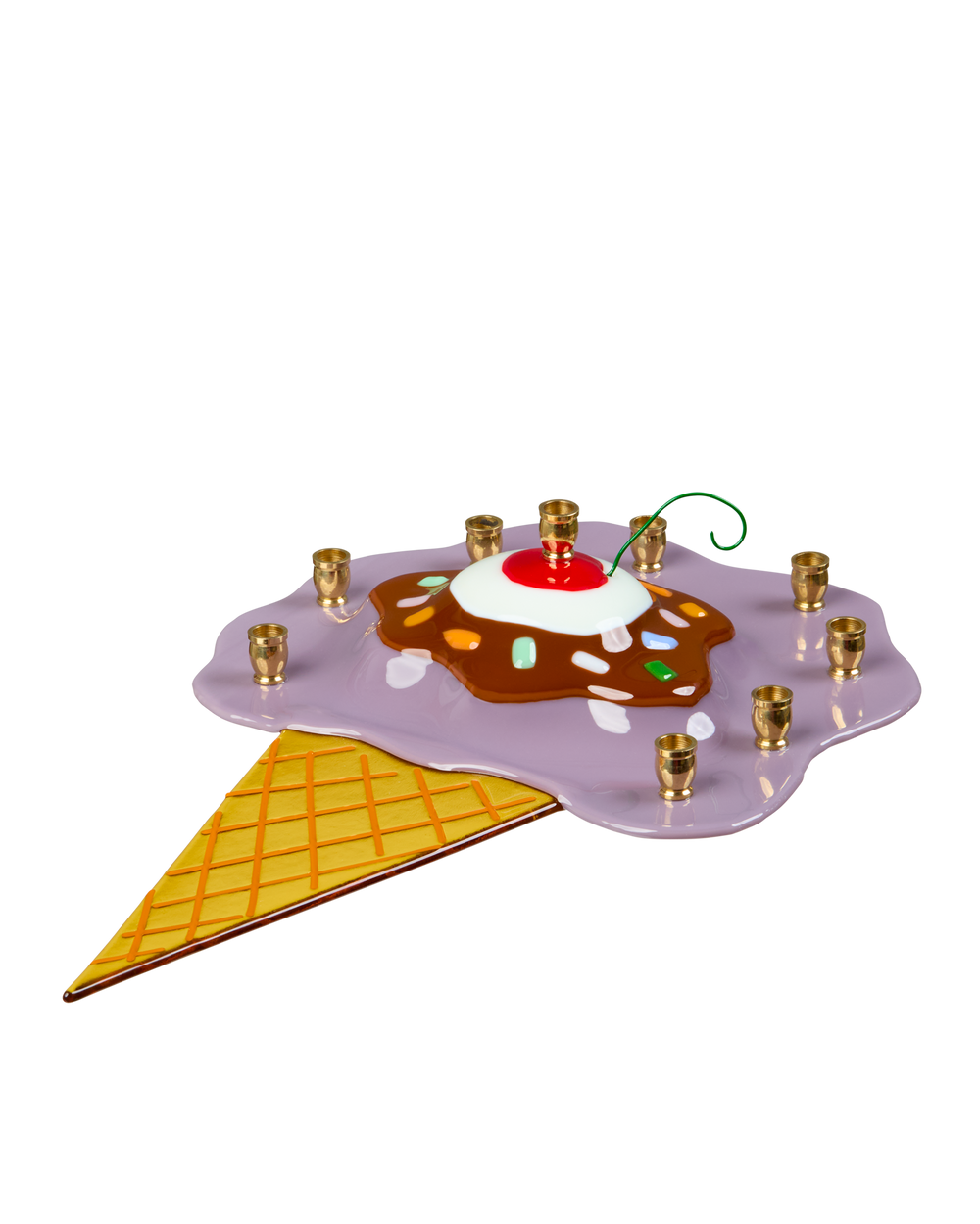 Ice Cream Cone Menorah