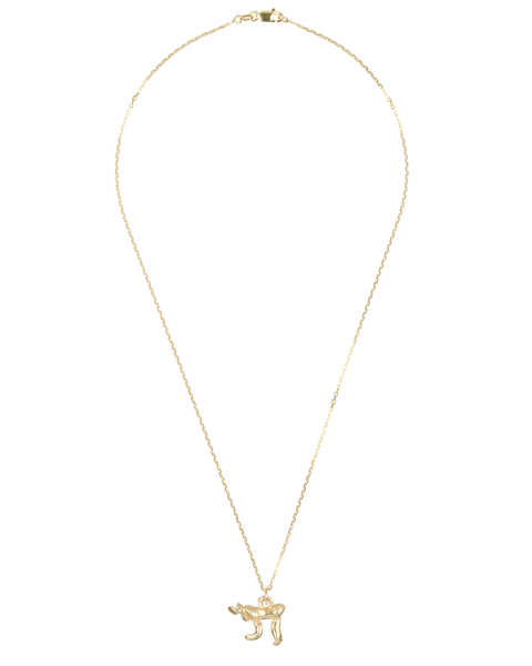 New popular 14k Yellow Gold Jewish Oy Vay Charm Pendant