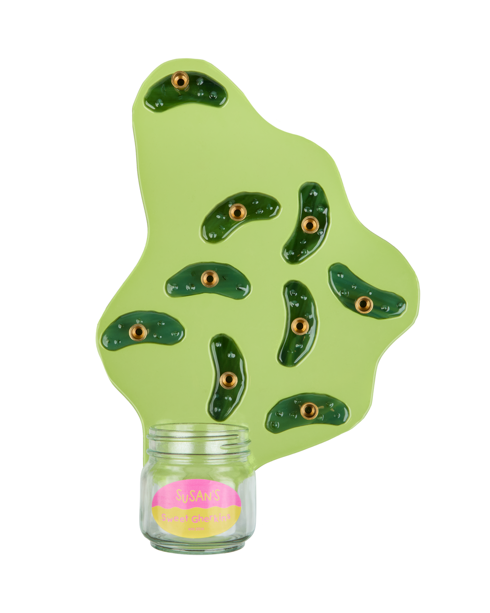 Pickle Jar Menorah