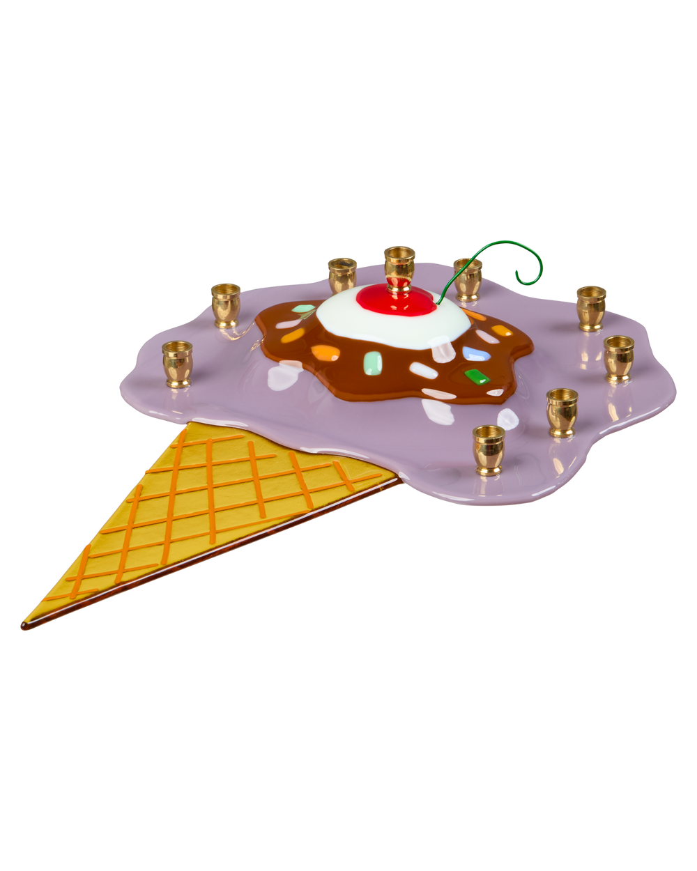 Ice Cream Cone Menorah