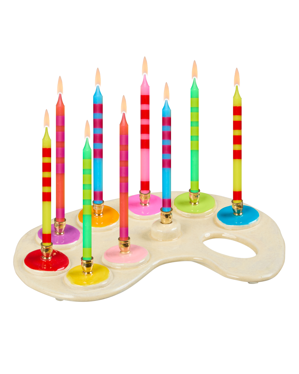 Paint Palette Menorah