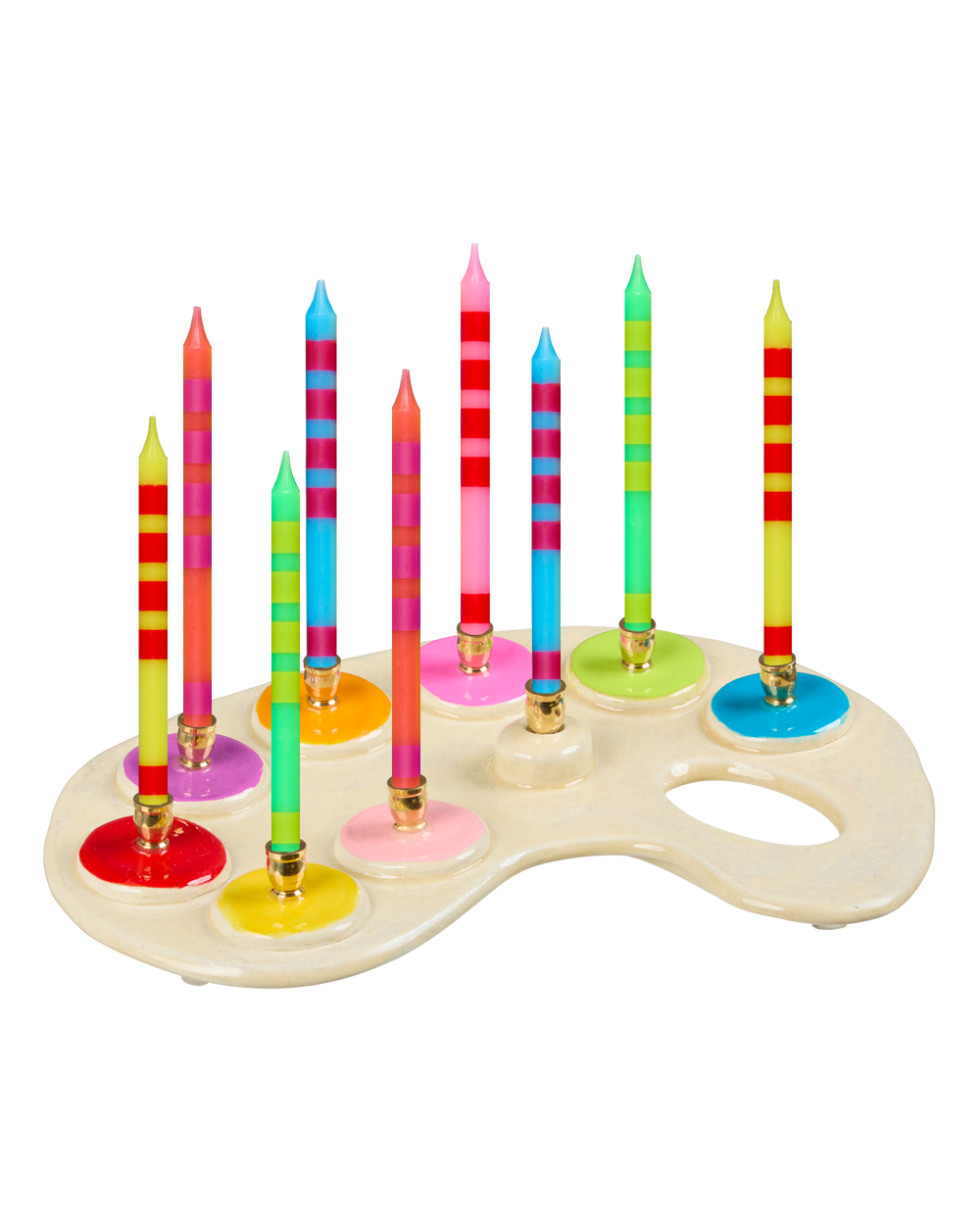 Paint Palette Menorah