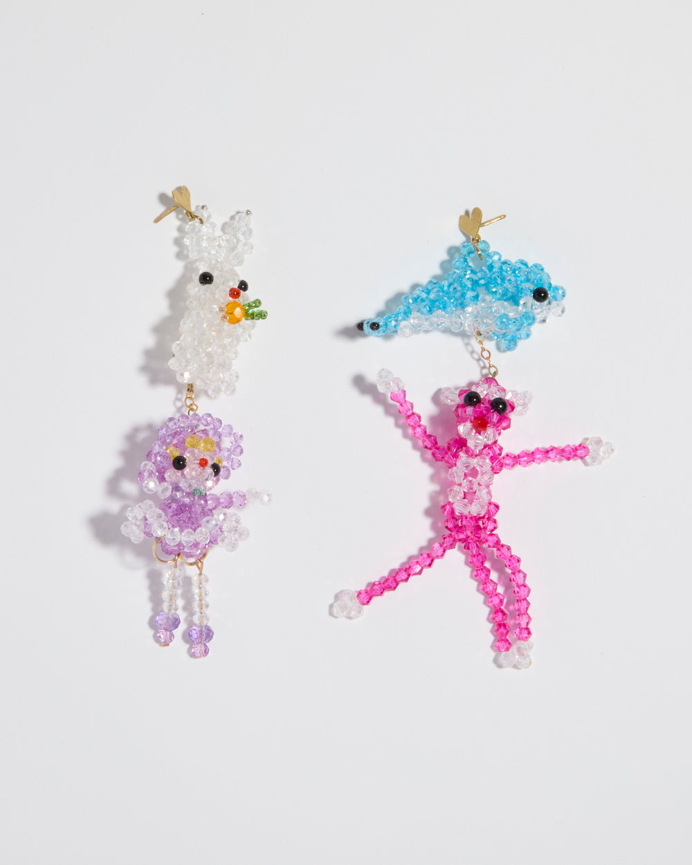 *Fashion Week* Glitter Critter Stacked Earrings