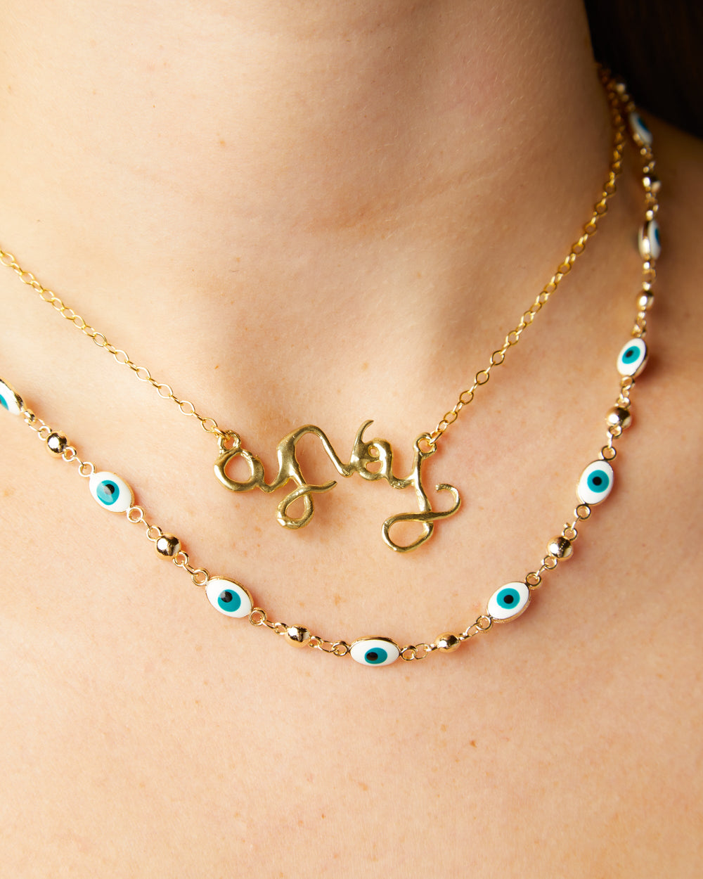 Oy Vey Necklace in Bronze