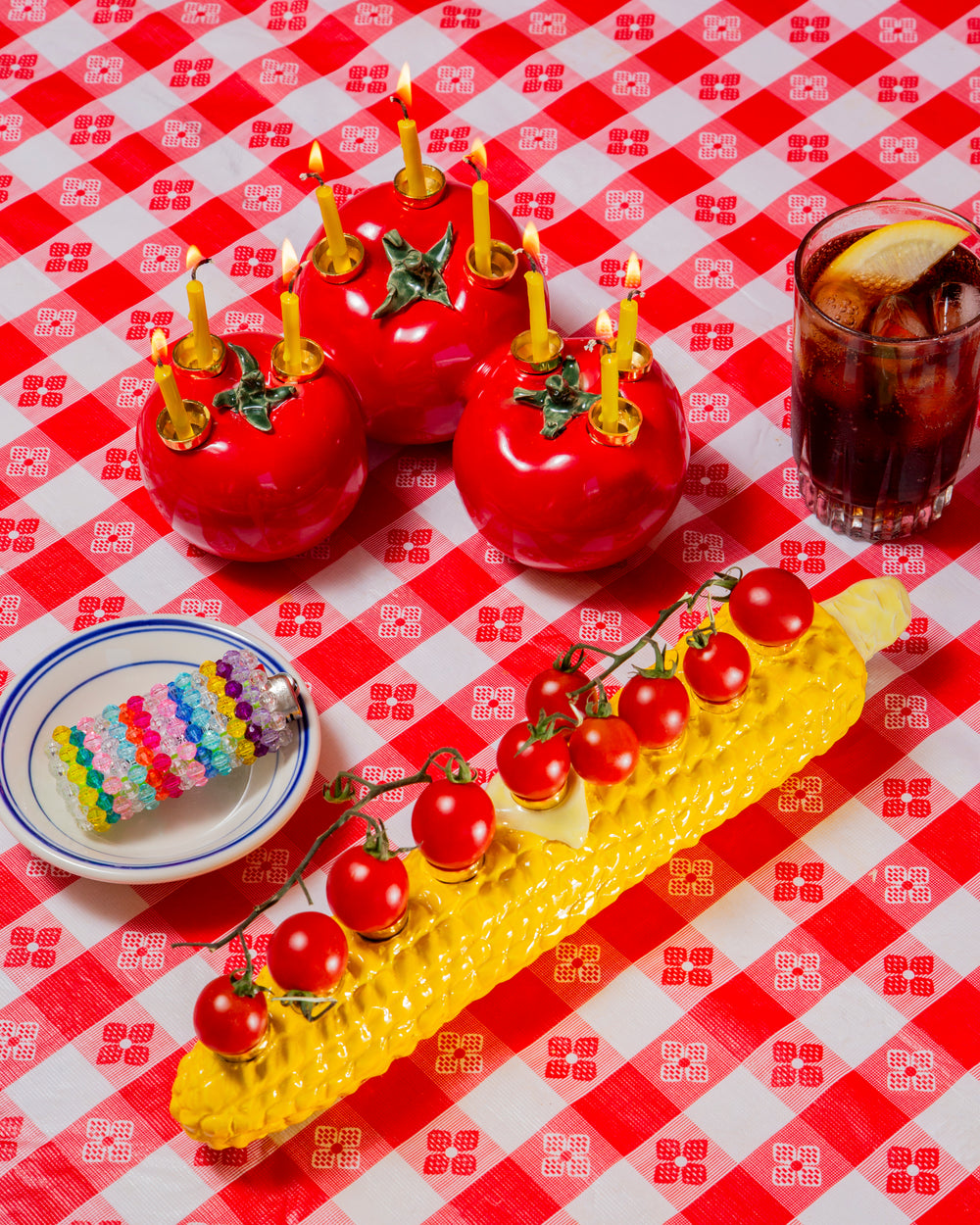 Heirloom Tomato Menorah