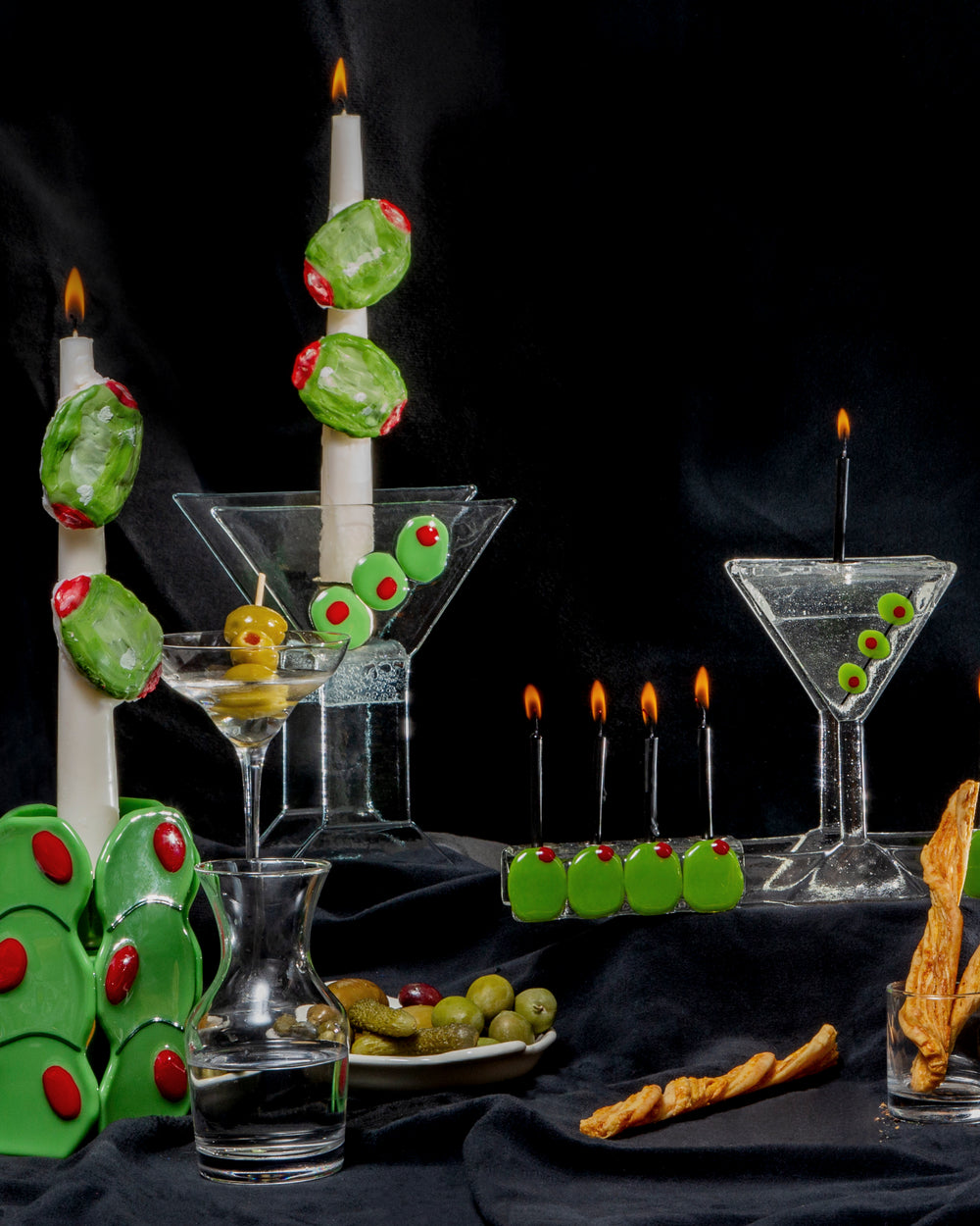 Dirty Martini Menorah