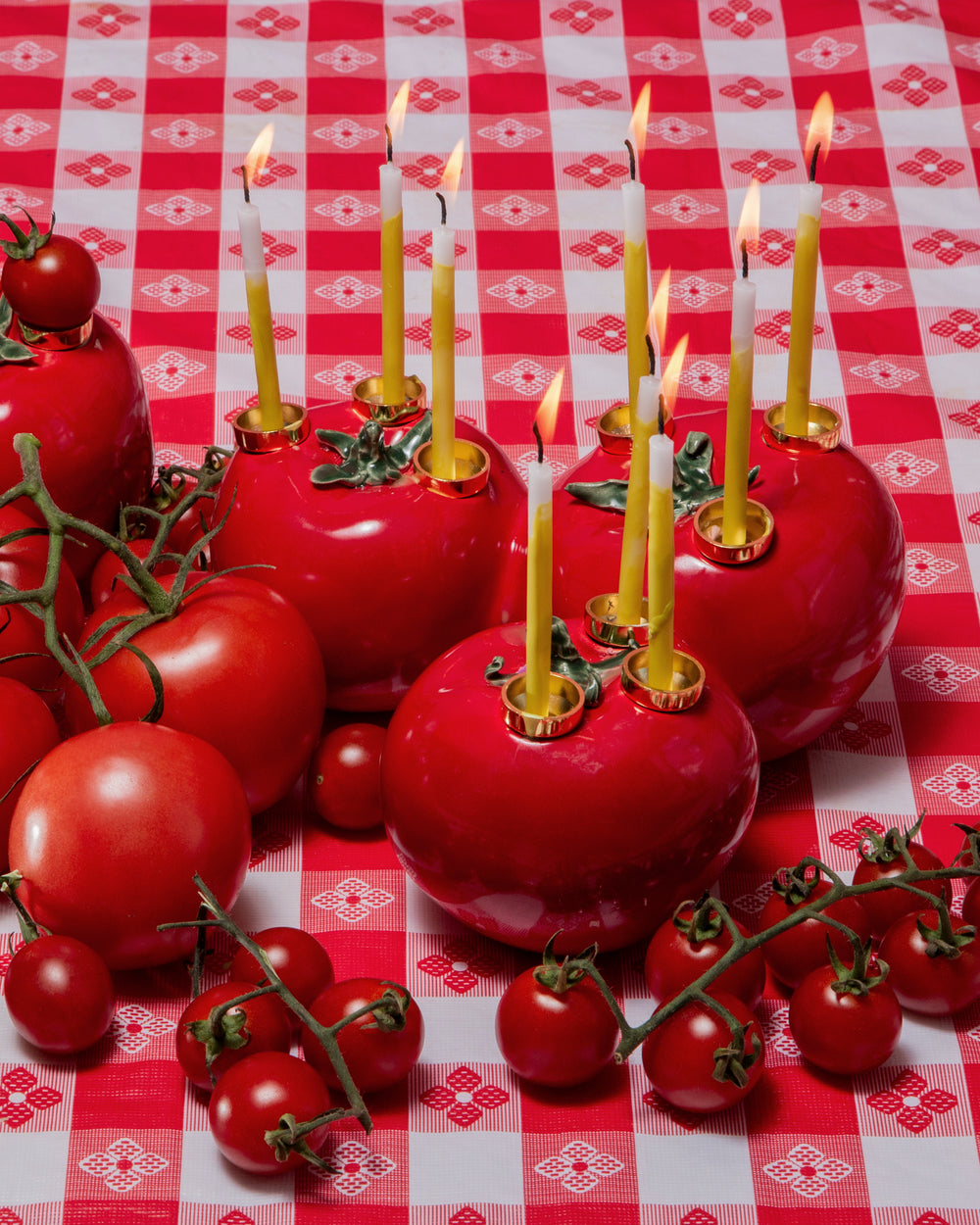 Heirloom Tomato Menorah