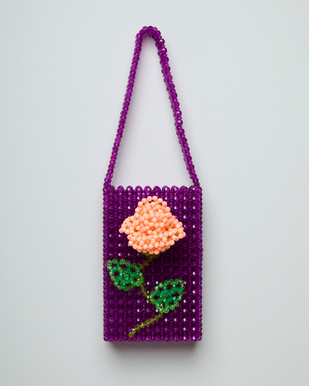 SAMPLE SALE Purple Rose Bag