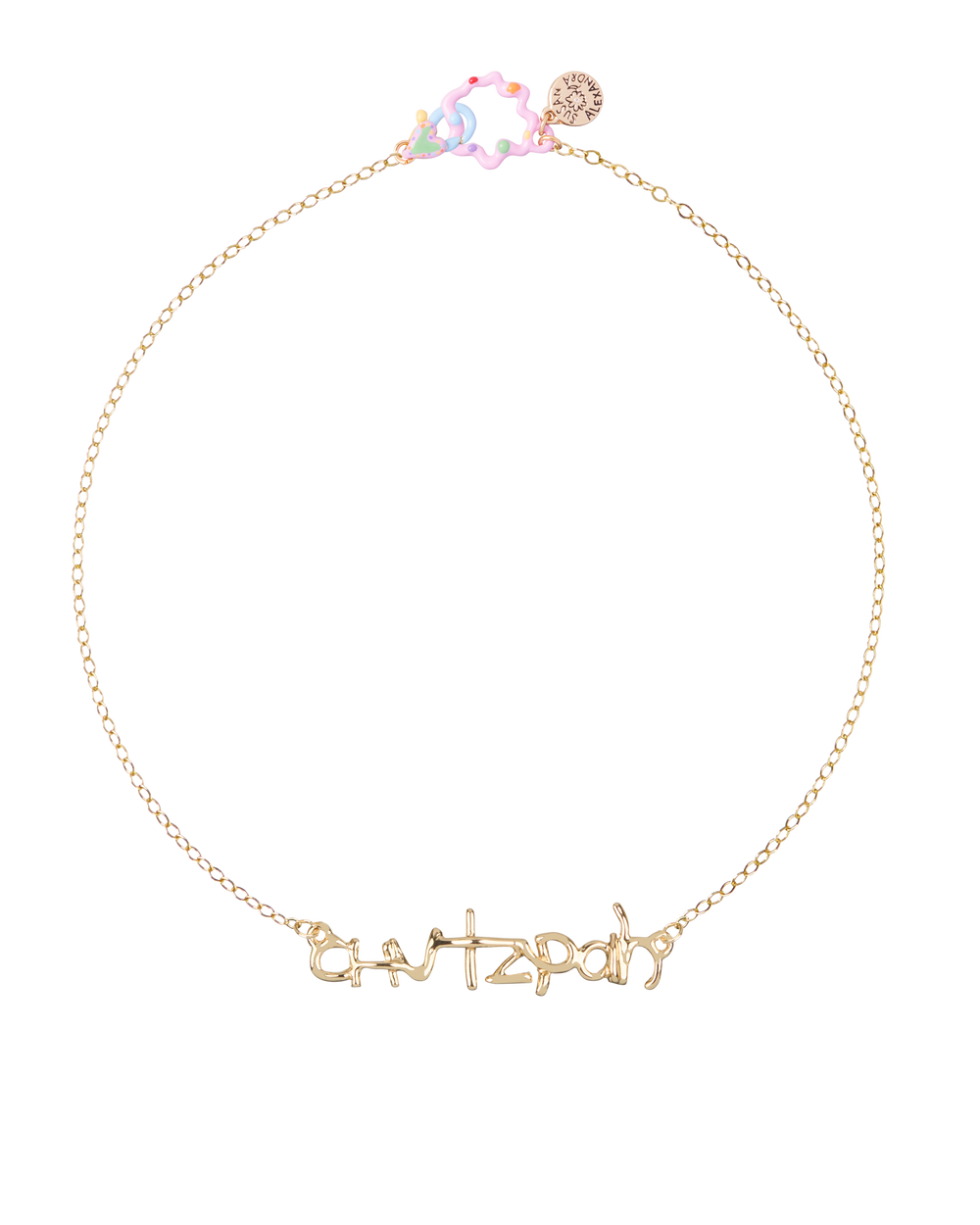 Chutzpah Necklace in Bronze